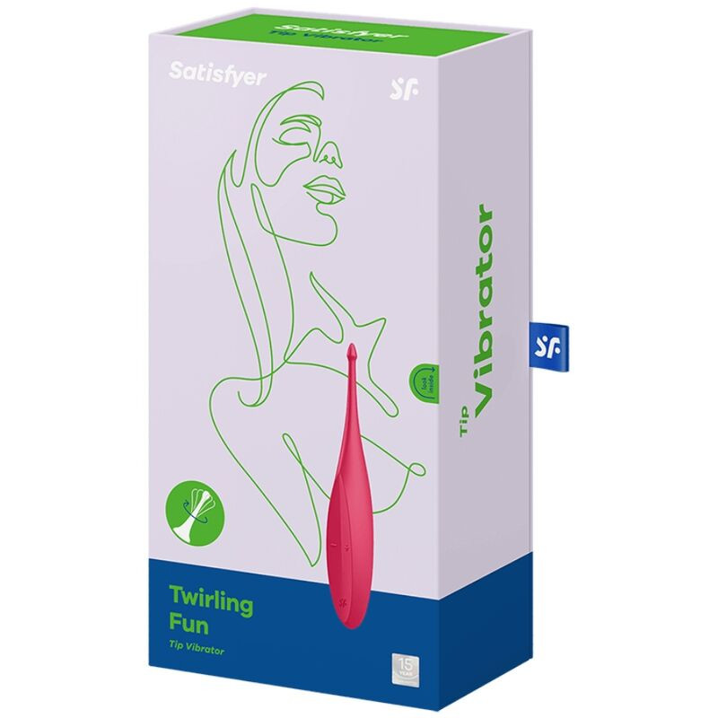 Satisfyer - Vibrateur Twirling Fun Tip Rouge - Image 4