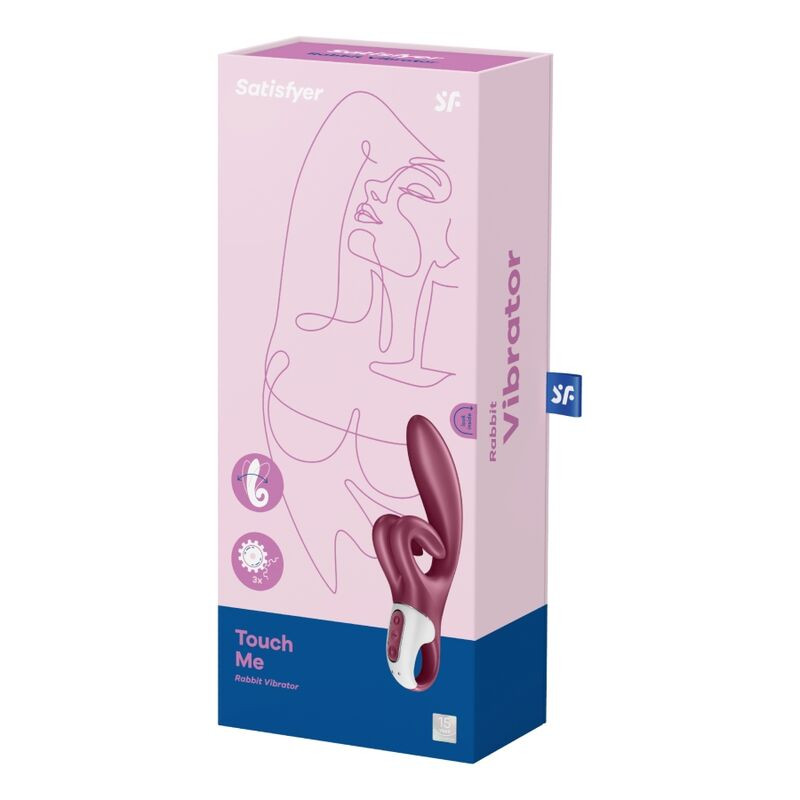 Satisfyer - Vibration De Lapin Touch Me Rouge - Image 5