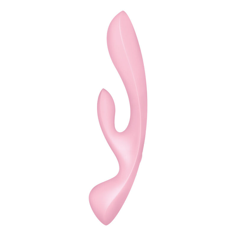SATISFYER - TRIPLE OH HYBRID VIBRATION PINK - Image 2