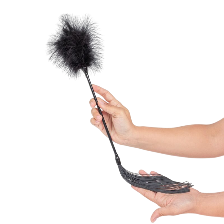 Secret Play - Duster + Fouet Noir - Image 3