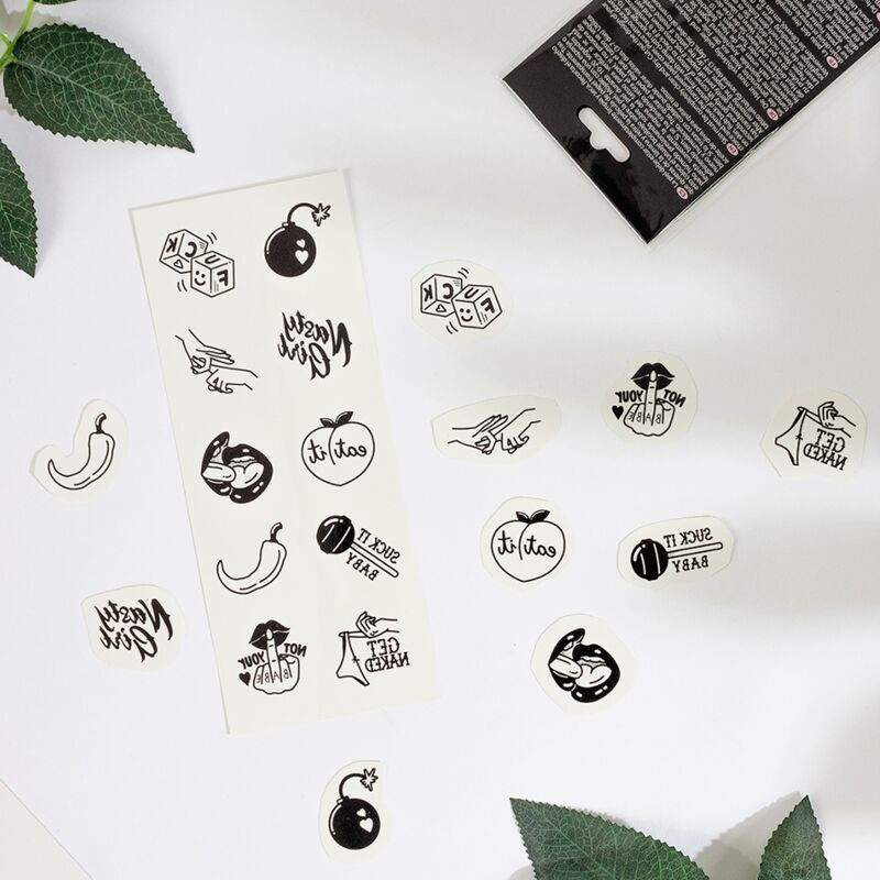 Secret Play - Lot De 10 Tatouages Temporaires Spicy Collection - Image 2