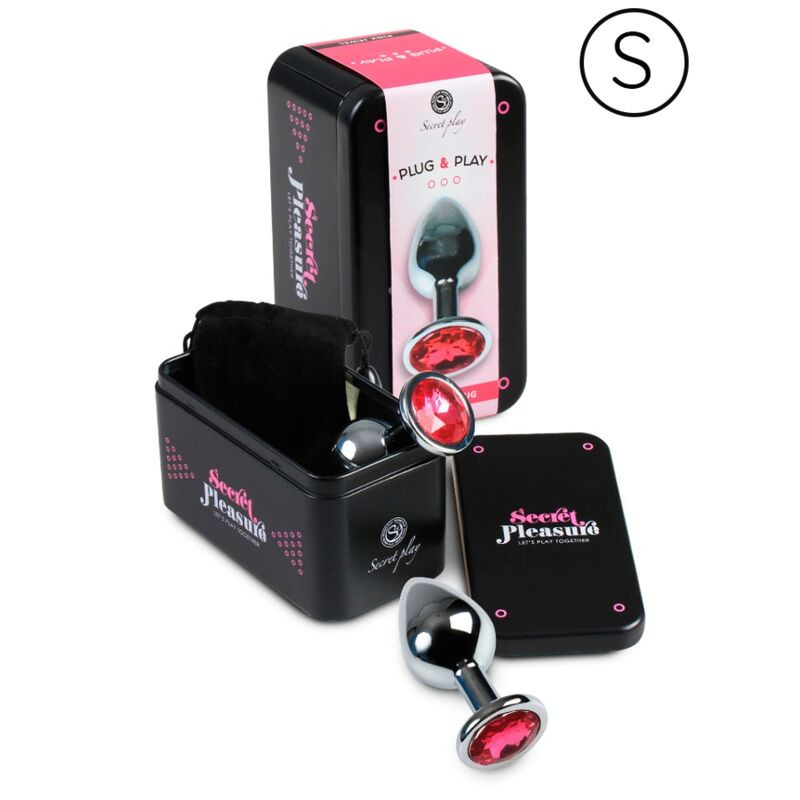 SECRETPLAY - ANAL PLUG ALUMINIUM FUCHSIA 7 CM - Image 2