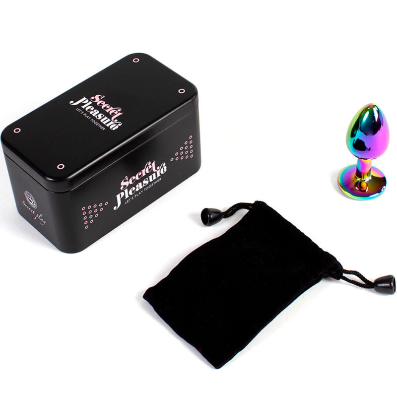 Secretplay - Plug Anal En Métal Arc-En-Ciel Petite Taille 7 Cm - Image 4