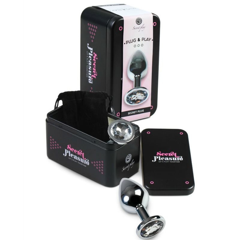 Secretplay - Plug Anal Transparent Aluminium 8 Cm - Image 2