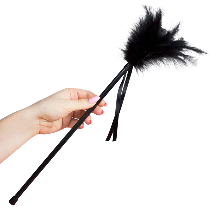 SECRETPLAY - BLACK FEATHERS 40 CM