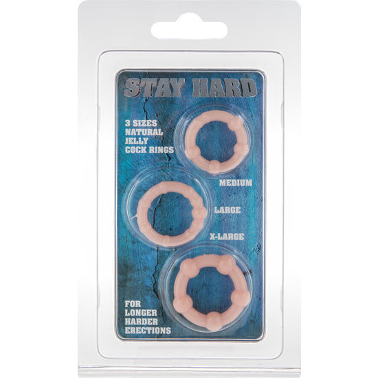 SEVEN CREATIONS - SET OF THREE SKIN PENIS RINGS - Image 2