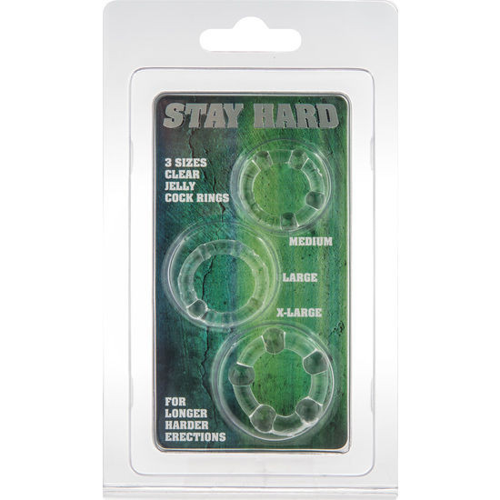 Seven Creations - Set Van Drie Transparente Penisringen - Image 2