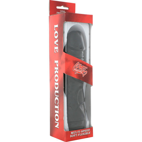 SEVEN CREATIONS - PERFECT PLEASURES BLACK VIBRATOR 22 CM - Image 2