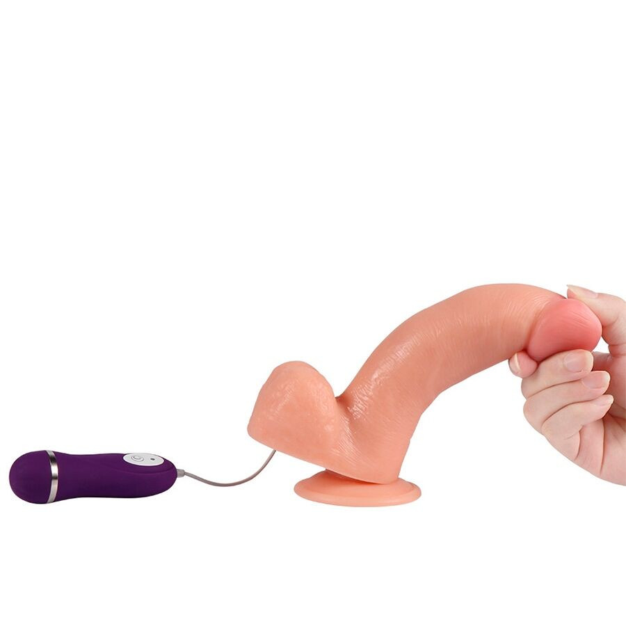 SHEQU - ADAM VIBRATOR DILDO WITH REMOTE CONTROL 21 CM - Image 5