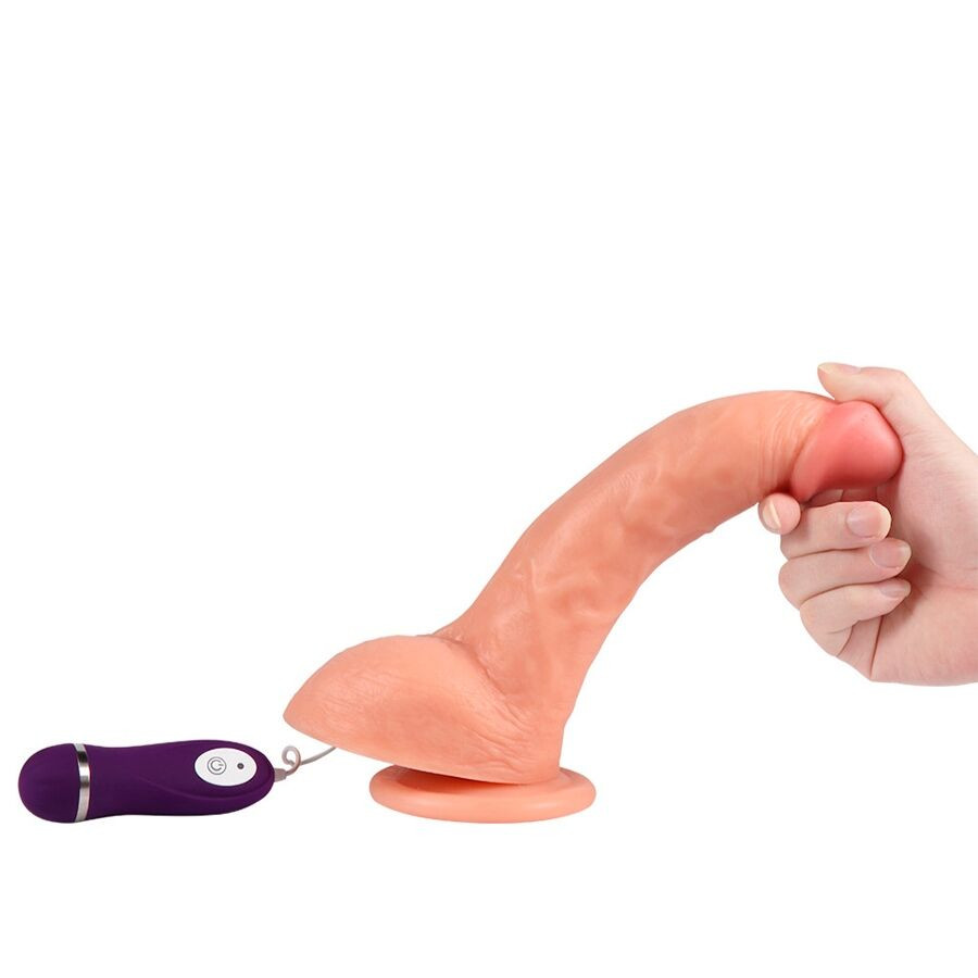 Shequ - Beast Dildo Vibrant Avec Télécommande 24,5 Cm - Image 5