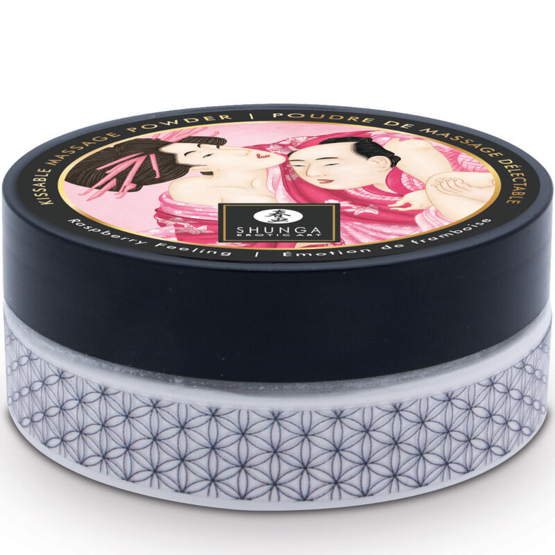 SHUNGA - EDIBLE MASSAGE POWDER KIT RASPBERRY - Image 2