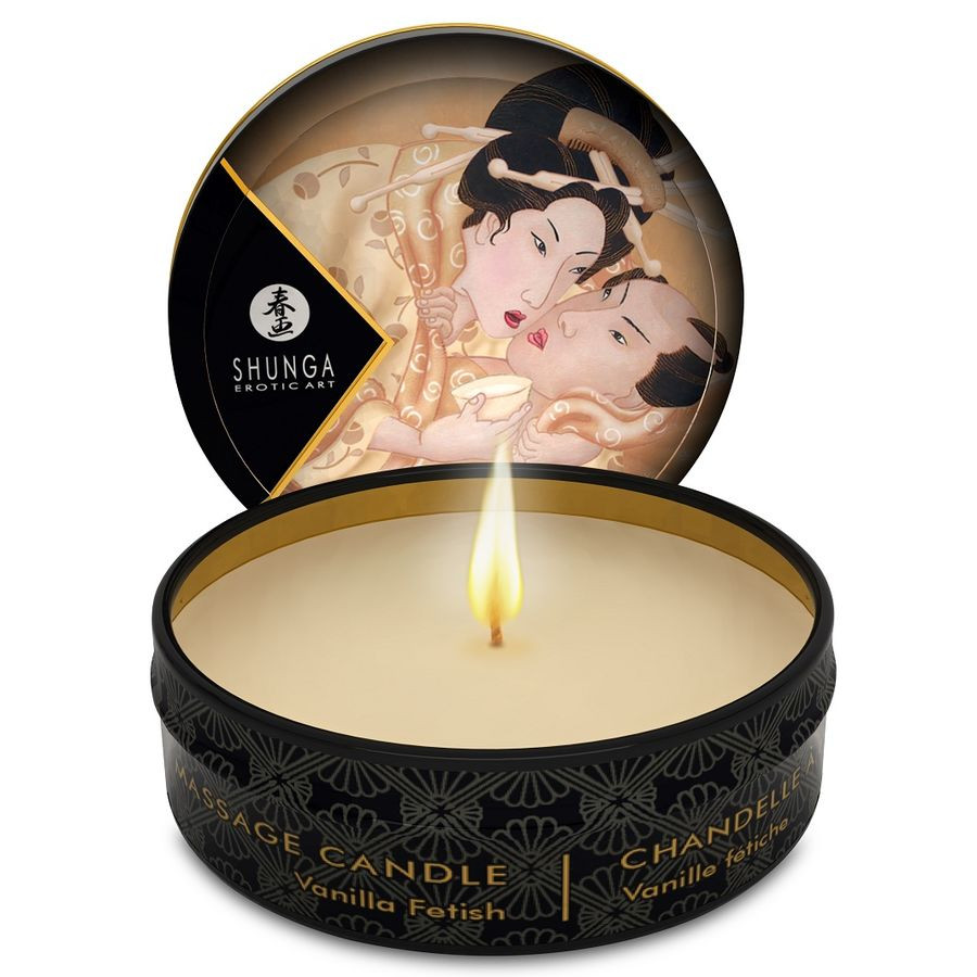 SHUNGA - MINI CARESS BY CANDLELIGHT DISPLAY MASSAGE CANDLES 24 UNITS - Image 2