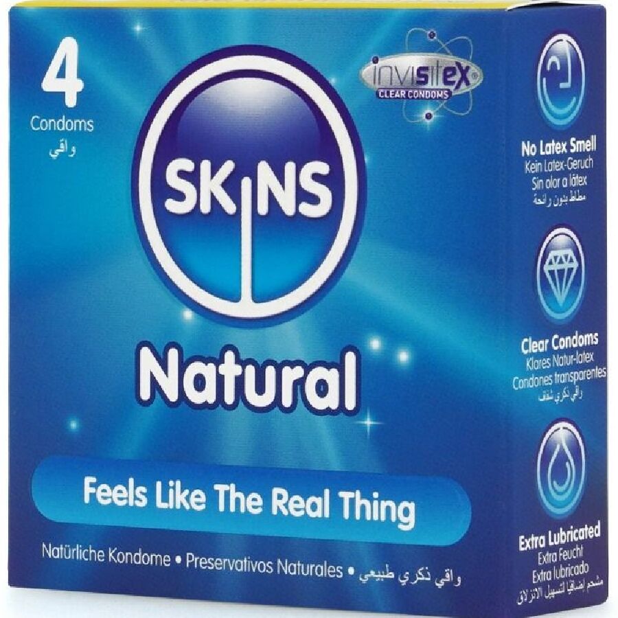 SKINS - NATURAL PREMIUM CONDOMS PACK 4 - Image 2