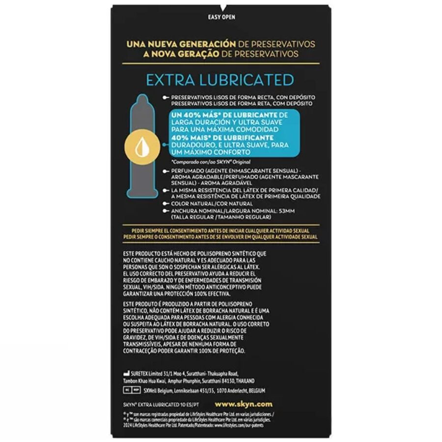 SKYN - EXTRA LUBRICATED CONDOM 10 UNITS - Image 2