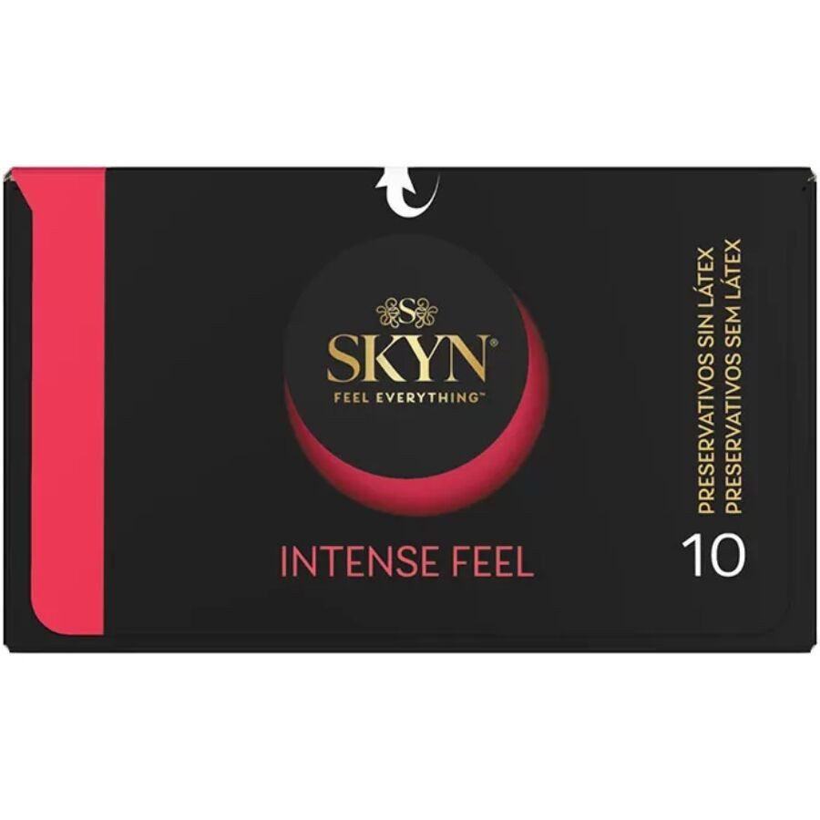 SKYN - INTENSE FEEL TEXTURED CONDOM WITH WAVY DESIGN 10 UNITS - Image 3