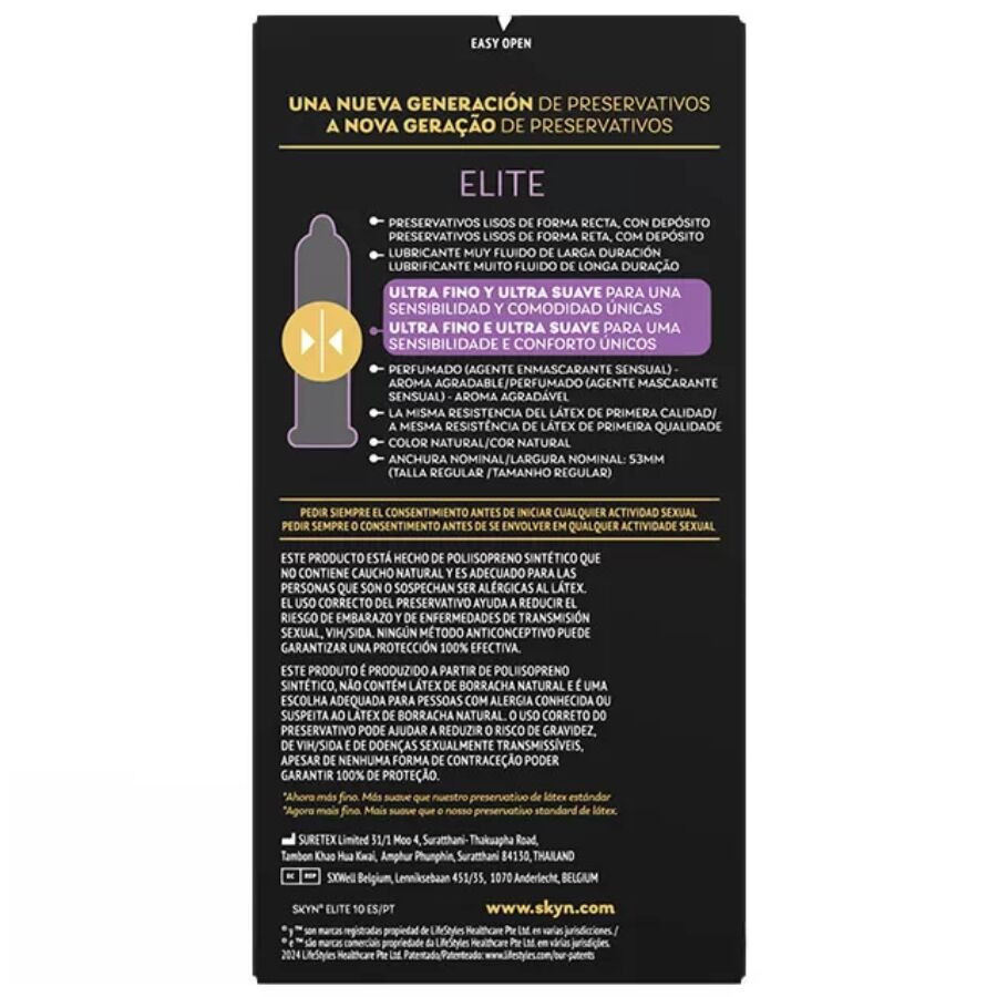 SKYN - ELITE ULTRA-THIN CONDOMS 10 UNITS - Image 2