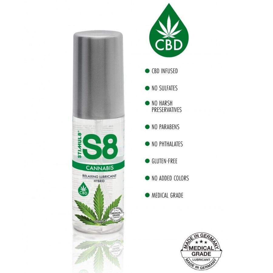 STIMUL8 - S8 CANNABIS HYBRID LUBRICANT 50 ML - Image 2
