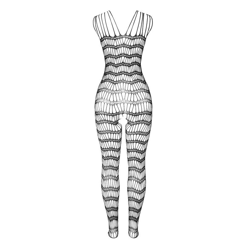 Subblime - 951696 Bodystocking Résille Ouvert Avec Bretelles Sur Les Épaules Noir Taille Unique - Image 5
