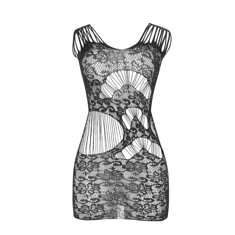 SUBBLIME - 951771 ROBE LONG DOS OUVERT AVEC RESILLE NOIR TAILLE UNIQUE - Image 3