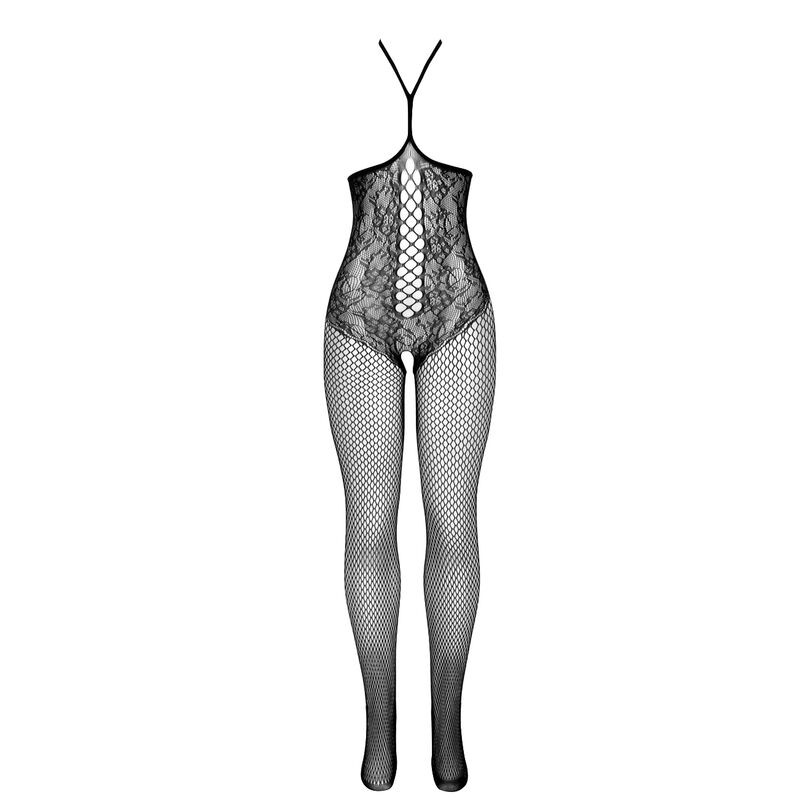 Subblime - 951849 Bodystocking Résille Ouvert Et Col Licou Noir Taille Unique - Image 4