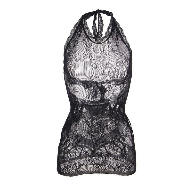Subblime - 952075 Robe Courte En Résille Avec Détail Dos Et Coeur Noir Taille Unique - Image 5
