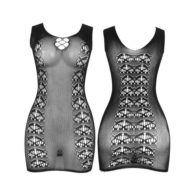 Subblime - 952167 Robe Court En Résille Élastique Noir Taille Unique - Image 4