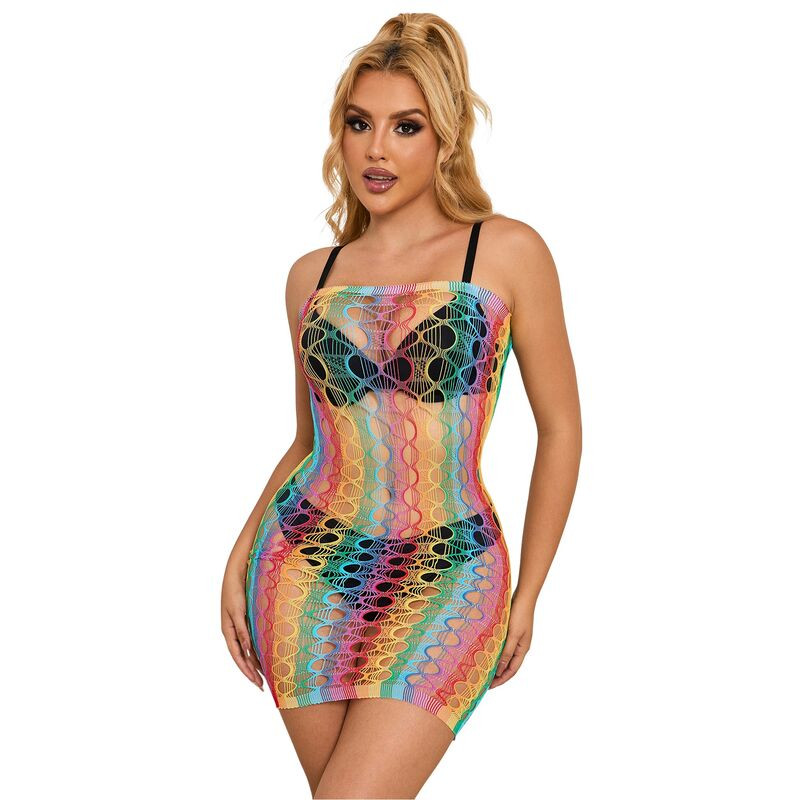 Subblime - 952365 Robe Réseille Épaules Nues Arc-En-Ciel Taille Unique - Image 3