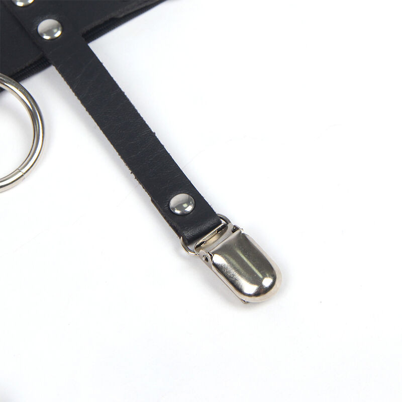 SUBBLIME - 953744 ADJUSTABLE LEATHER PUNK GARTER BLACK ONE SIZE - Image 5