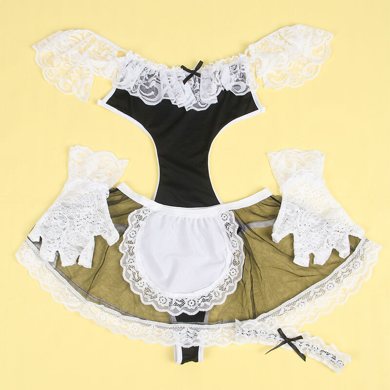 Subblime - 954314 Costume De Femme Sexy Noir/Blanc L/Xl - Image 4