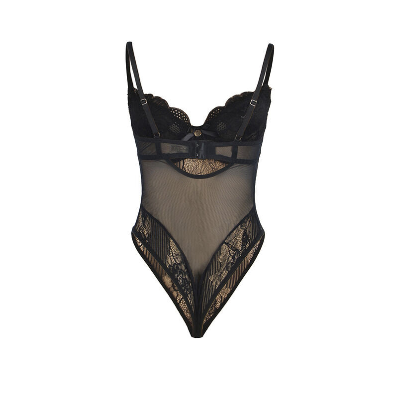 Subblime - 955618 Body En Dentelle Avec Fermeture En Bas Noir S/M - Image 5