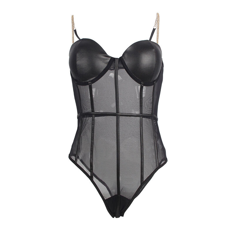 Subblime - Body Noir  Bretelles Chaîne S/M - Image 5