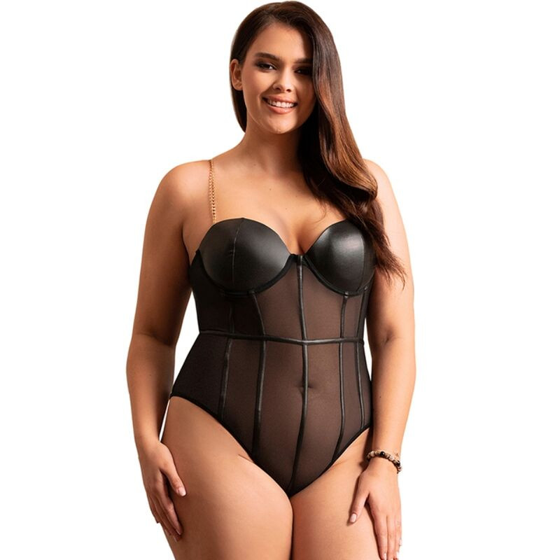 Subblime - Body Noir  Bretelles Chaîne S/M - Image 7