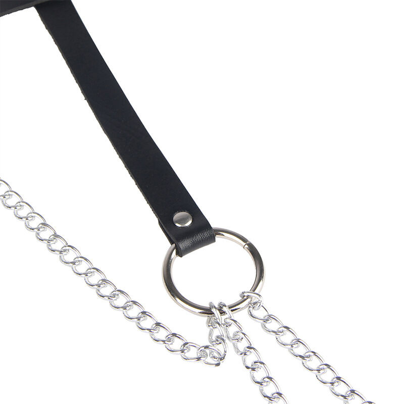 Subblime - Chaine Bague Cuir Ceinture Noir Taille Unique - Image 5