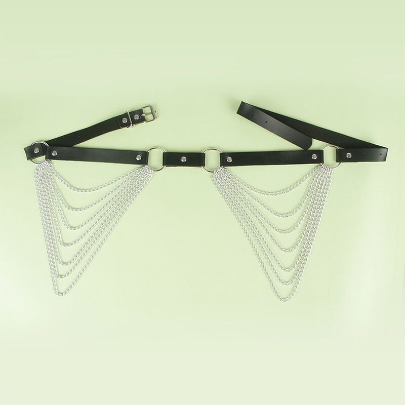 Subblime - Chaîne Cuir Ceinture Noire Taille Unique - Image 4