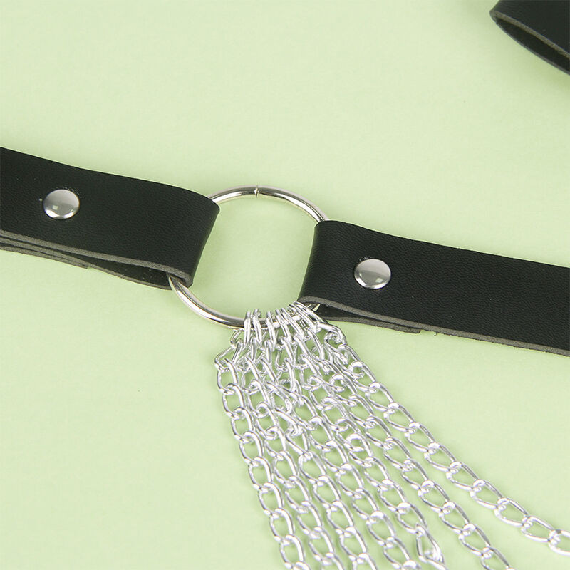 Subblime - Chaîne Cuir Ceinture Noire Taille Unique - Image 5