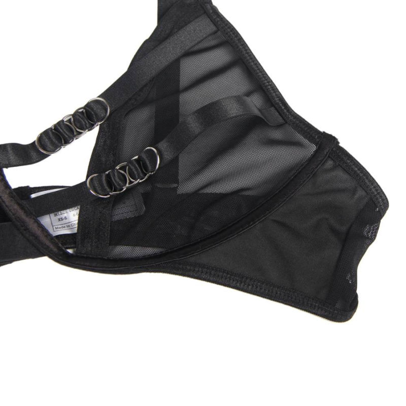 Subblime - Ensemble Deux Pièces De Soutien-Gorge Transparent Et Bandes S/M - Image 5