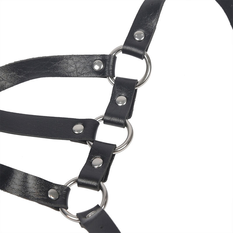 Subblime - Harnais Corps Sangles Ajustables Cuir Noir - Image 5