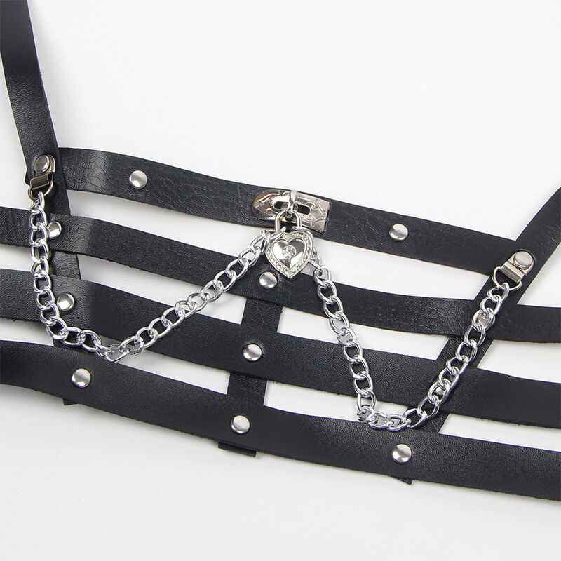 Subblime - Harnais Corset Avec Chaîne Détail Taille Unique - Image 4