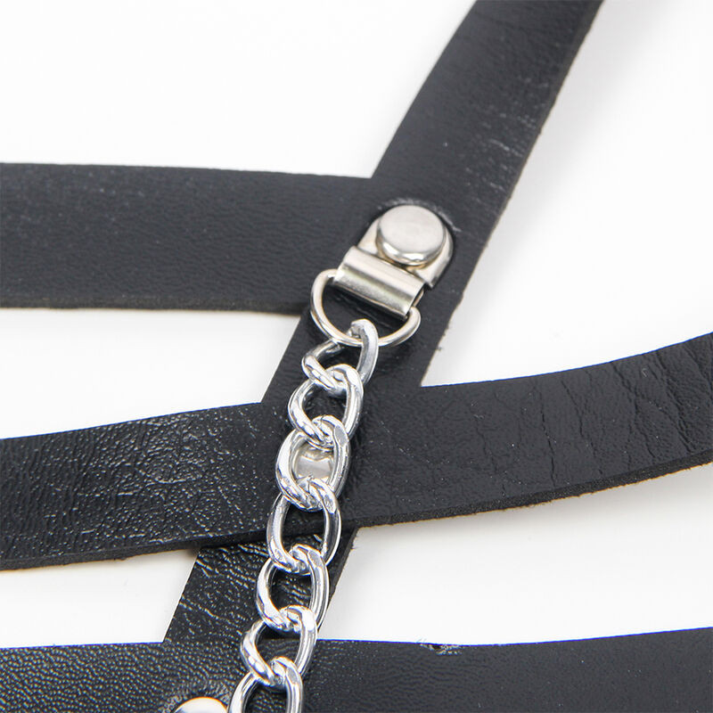 Subblime - Harnais Corset Avec Chaîne Détail Taille Unique - Image 5