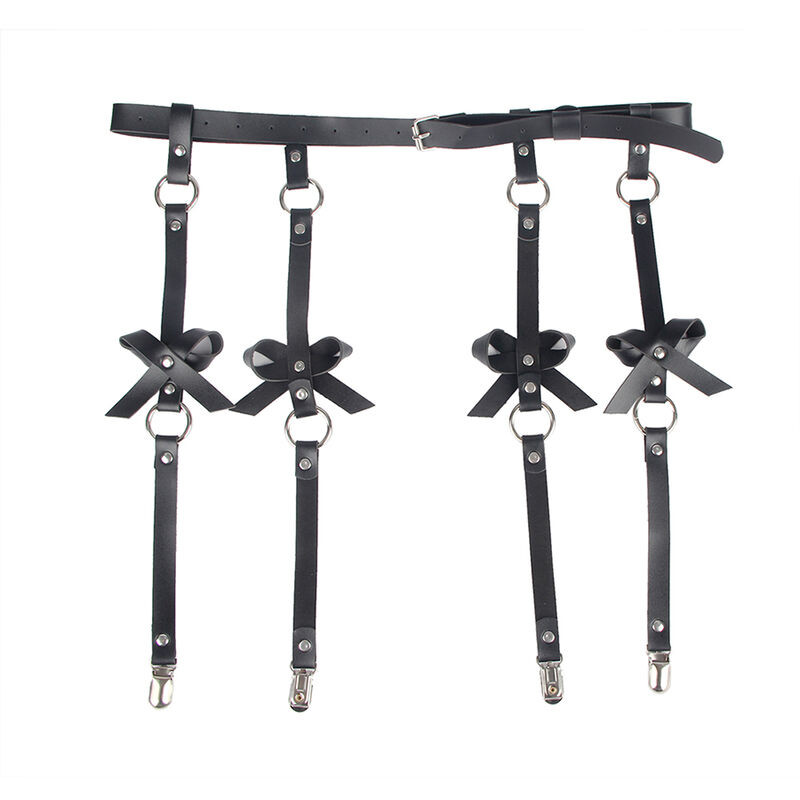 Subblime - Harnais De Jambe Chaîne Cuir Noir Taille Unique - Image 4