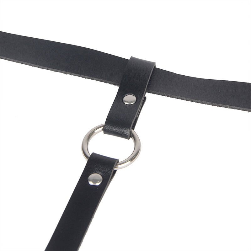 Subblime - Harnais De Jambe Chaîne Cuir Noir Taille Unique - Image 5