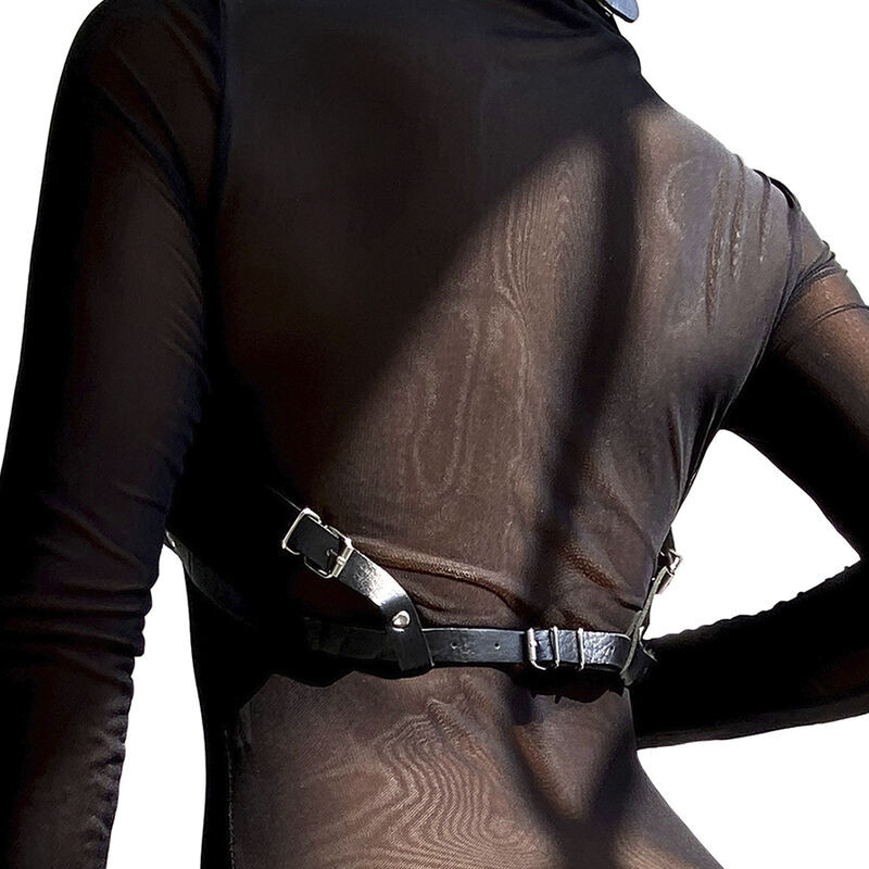Subblime - Harnais Poitrine En Cuir Noir Taille Unique - Image 3