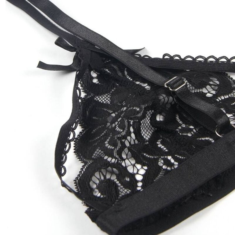 SUBBLIME - SET THREE PIECES SET BRA + GARTER BELT + THONG - Image 3