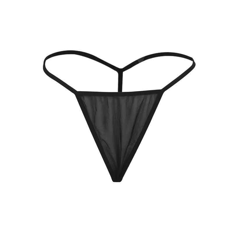 Subblime - Tissu Tulle Babydoll Avec Dentelle Et Détail Fleur Noir S/M - Image 4