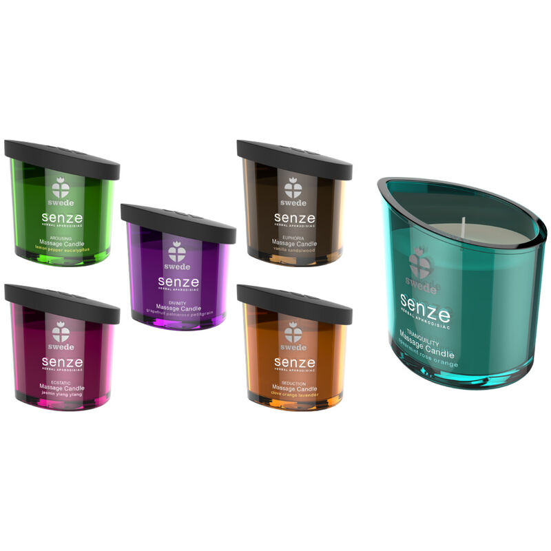 Swede - Senze Tranquility Massage Candle - Spearmint, Rose, Orange - Image 2