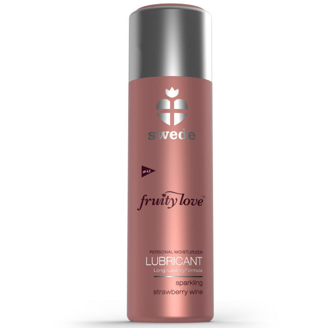 SWEDE - FRUITY LOVE LUBRIFIANT VIN MOUSSEUX FRAISE 100 ML - Image 2