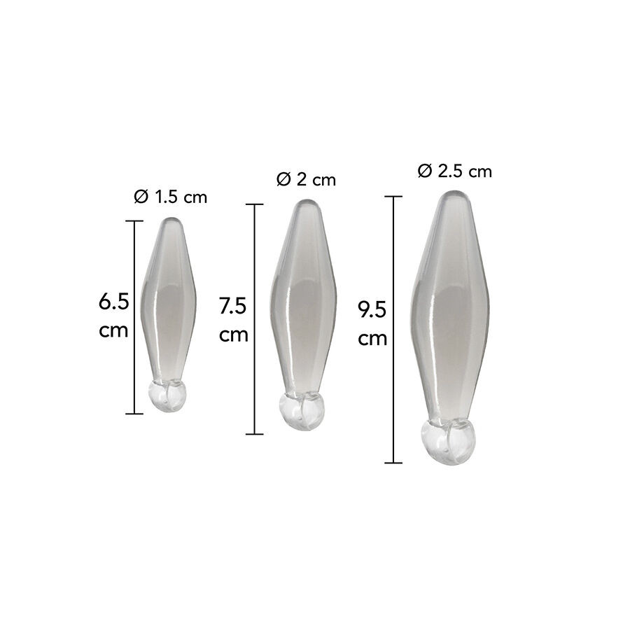 Toyjoy - Jeu Anal Finger Rimmer 3 Pièces Transparent - Image 2