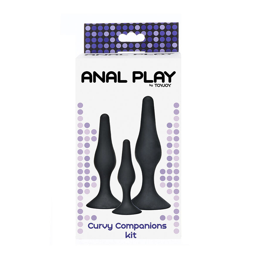 TOYJOY - Plug anal CURVY COMPANIONS 3 pièces Noir - Image 3
