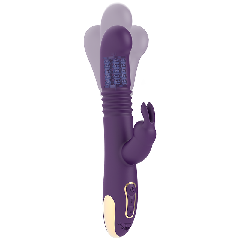 Treasure - Bastian Vibromasseur Rabbit Up & Down Rotatif Et Vibrant + Télécommande Watchme - Image 3
