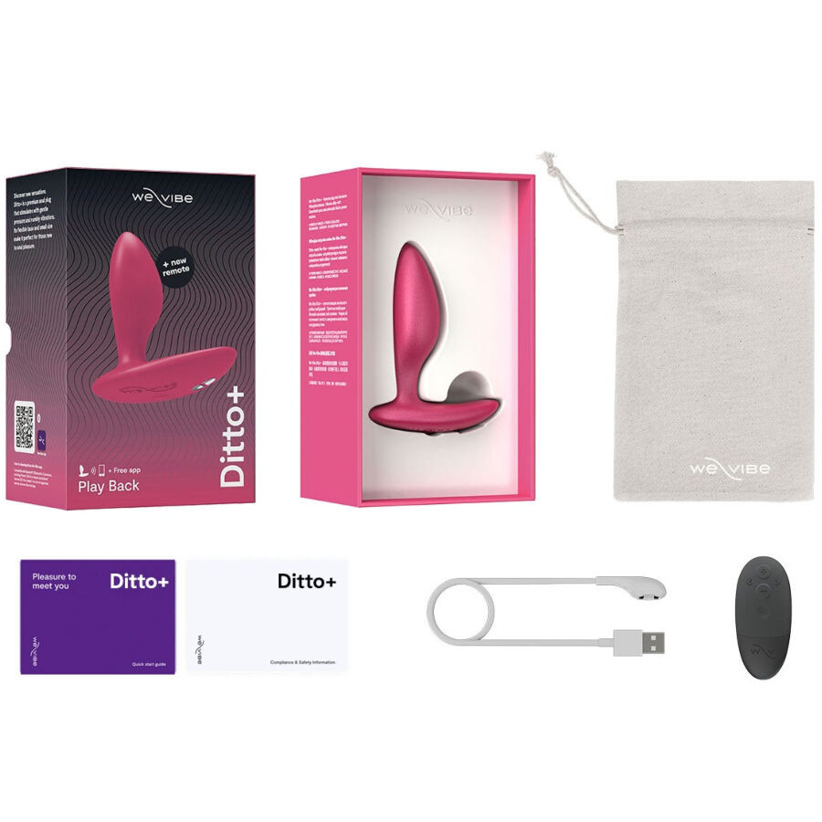 WE-VIBE - DITTO+ ANAL PLUG VIBRATOR PINK - Image 5